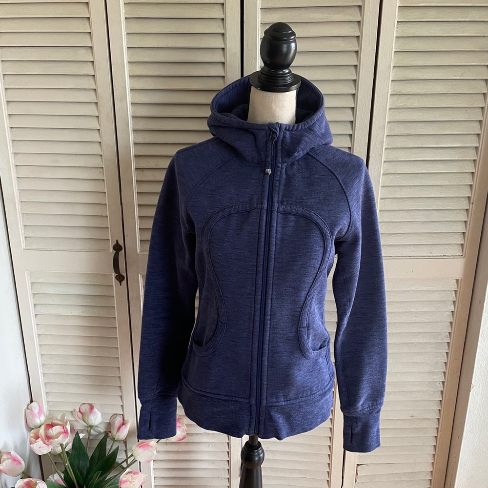 LULULEMON Purple Scuba Full Zip Hooded Jacket